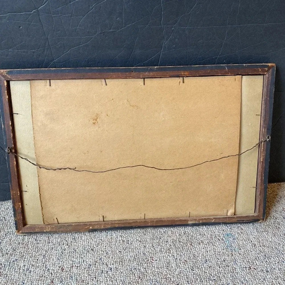 VTG Art Frame Print Photos Of Philip Boileau’s Wife As A Model Artist Eira 1910 - Picture 7 of 11